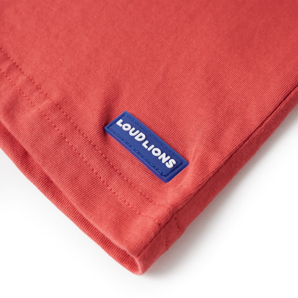 Kindershirt 128 rood is nu te koop bij PeponiXL, paradijselijk wonen!
