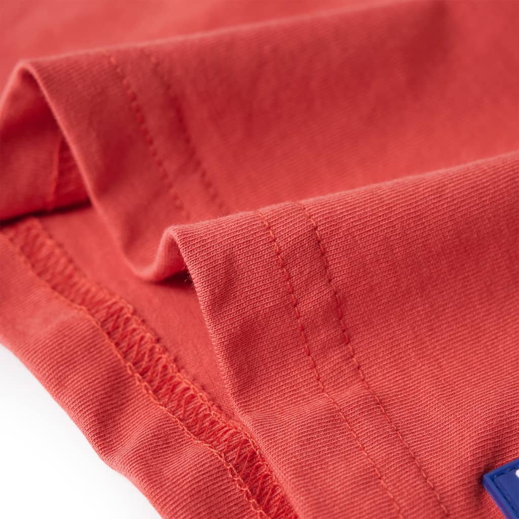 Kindershirt 128 rood is nu te koop bij PeponiXL, paradijselijk wonen!
