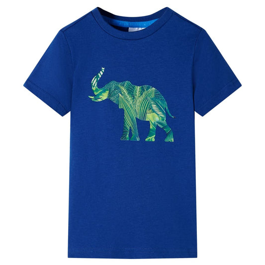 Kindershirt 116 donkerblauw is nu te koop bij PeponiXL, paradijselijk wonen!