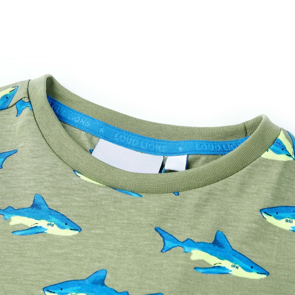 Kindershirt 104 lichtkakikleurig is nu te koop bij PeponiXL, paradijselijk wonen!