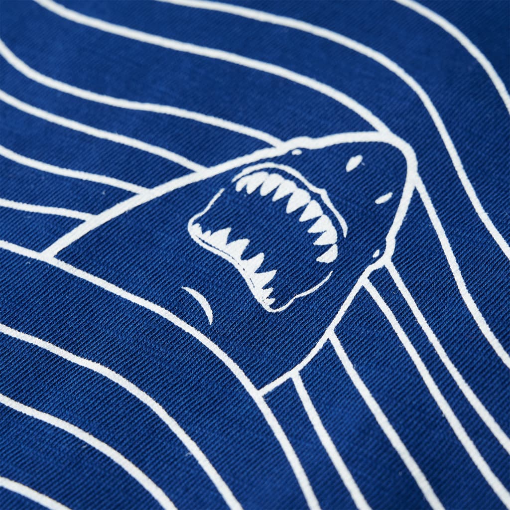 Kindershirt 140 donkerblauw is nu te koop bij PeponiXL, paradijselijk wonen!