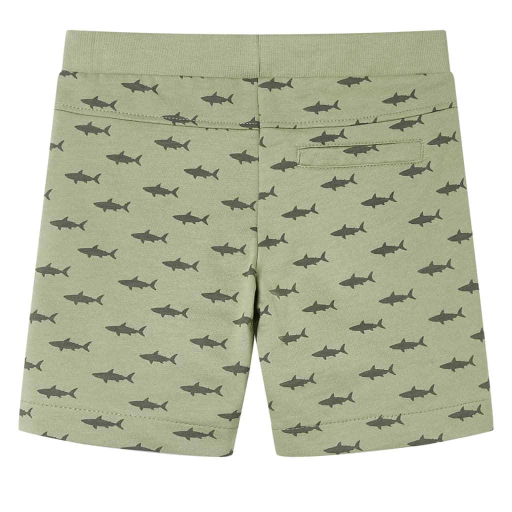 Kindershorts met trekkoord 116 lichtkaki is nu te koop bij PeponiXL, paradijselijk wonen!
