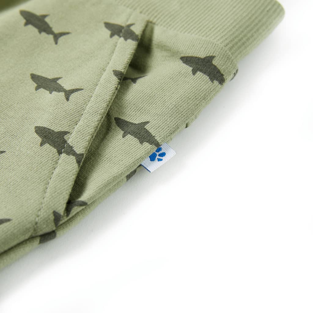 Kindershorts met trekkoord 116 lichtkaki is nu te koop bij PeponiXL, paradijselijk wonen!