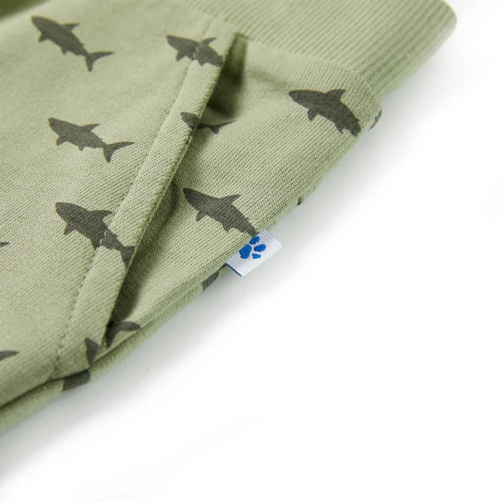 Kindershorts met trekkoord 128 lichtkaki is nu te koop bij PeponiXL, paradijselijk wonen!