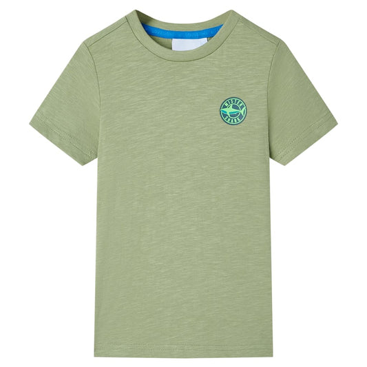 Kindershirt 128 lichtkakikleurig is nu te koop bij PeponiXL, paradijselijk wonen!