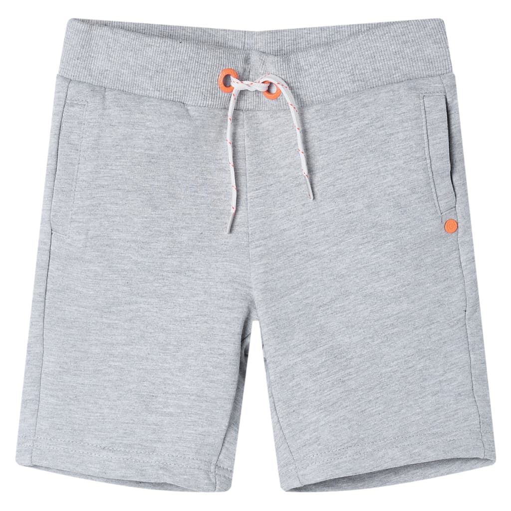 Kindershorts met trekkoord 104 grijs is nu te koop bij PeponiXL, paradijselijk wonen!