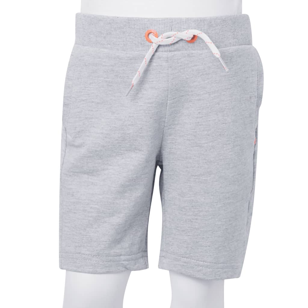 Kindershorts met trekkoord 104 grijs is nu te koop bij PeponiXL, paradijselijk wonen!