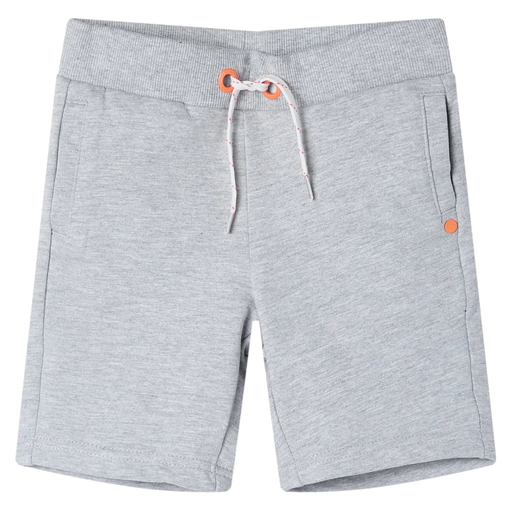 Kindershorts met trekkoord 128 grijs is nu te koop bij PeponiXL, paradijselijk wonen!