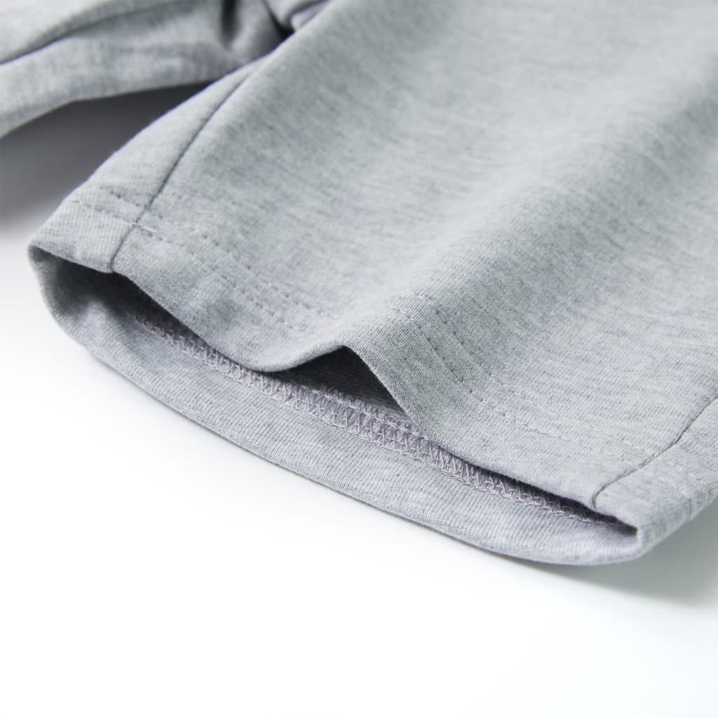 Kindershorts met trekkoord 128 grijs is nu te koop bij PeponiXL, paradijselijk wonen!