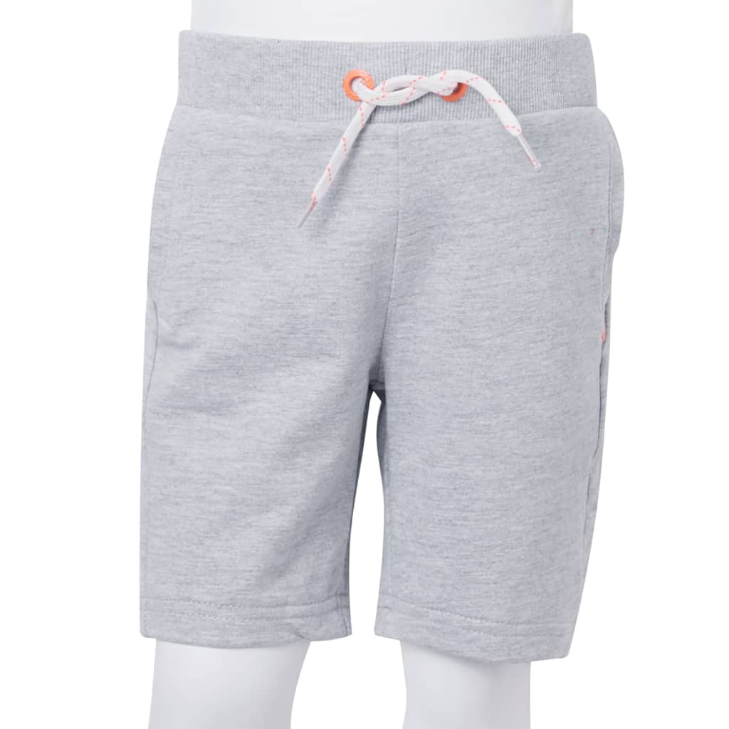 Kindershorts met trekkoord 128 grijs is nu te koop bij PeponiXL, paradijselijk wonen!