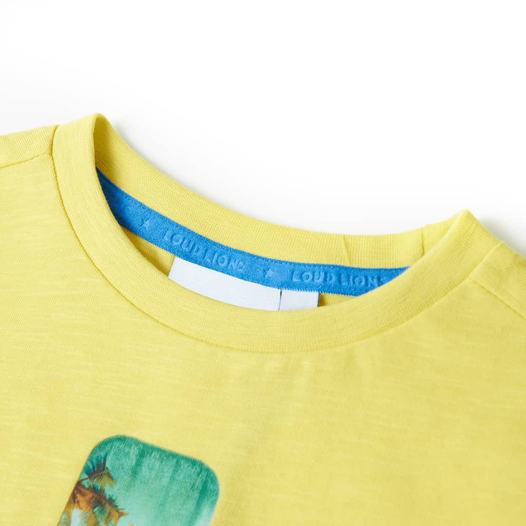 Kindershirt 116 geel is nu te koop bij PeponiXL, paradijselijk wonen!