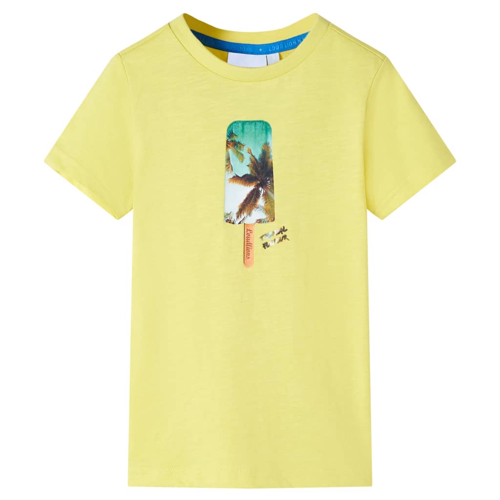 Kindershirt 140 geel is nu te koop bij PeponiXL, paradijselijk wonen!