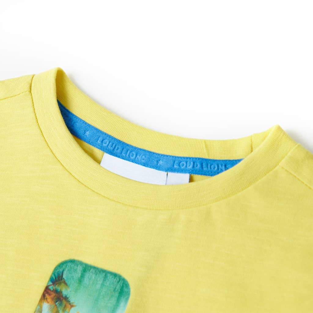Kindershirt 140 geel is nu te koop bij PeponiXL, paradijselijk wonen!