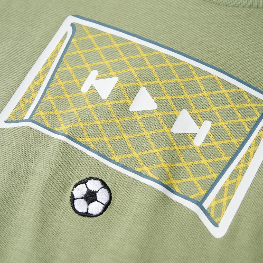 Kindershirt 116 lichtkakikleurig is nu te koop bij PeponiXL, paradijselijk wonen!