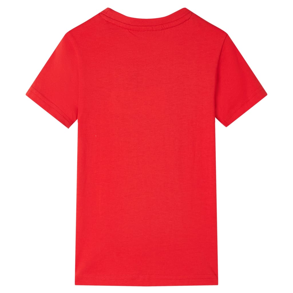 Kindershirt 92 rood is nu te koop bij PeponiXL, paradijselijk wonen!