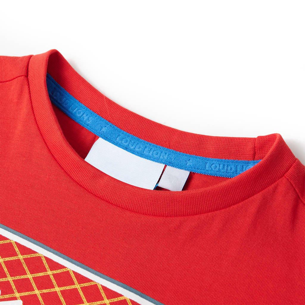 Kindershirt 92 rood is nu te koop bij PeponiXL, paradijselijk wonen!