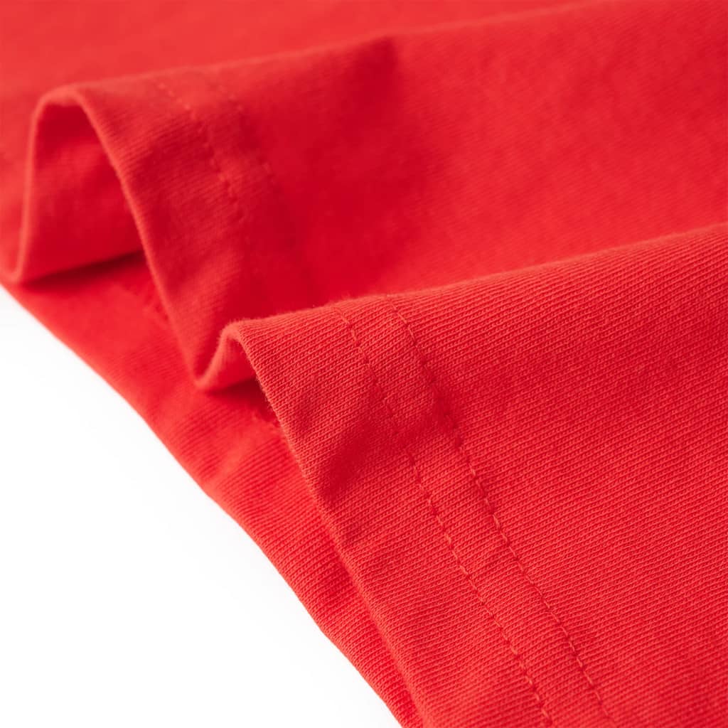 Kindershirt 92 rood is nu te koop bij PeponiXL, paradijselijk wonen!