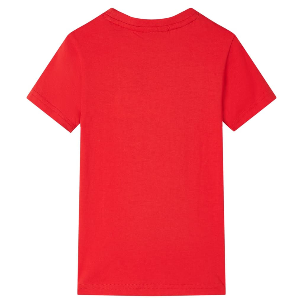 Kindershirt 116 rood is nu te koop bij PeponiXL, paradijselijk wonen!