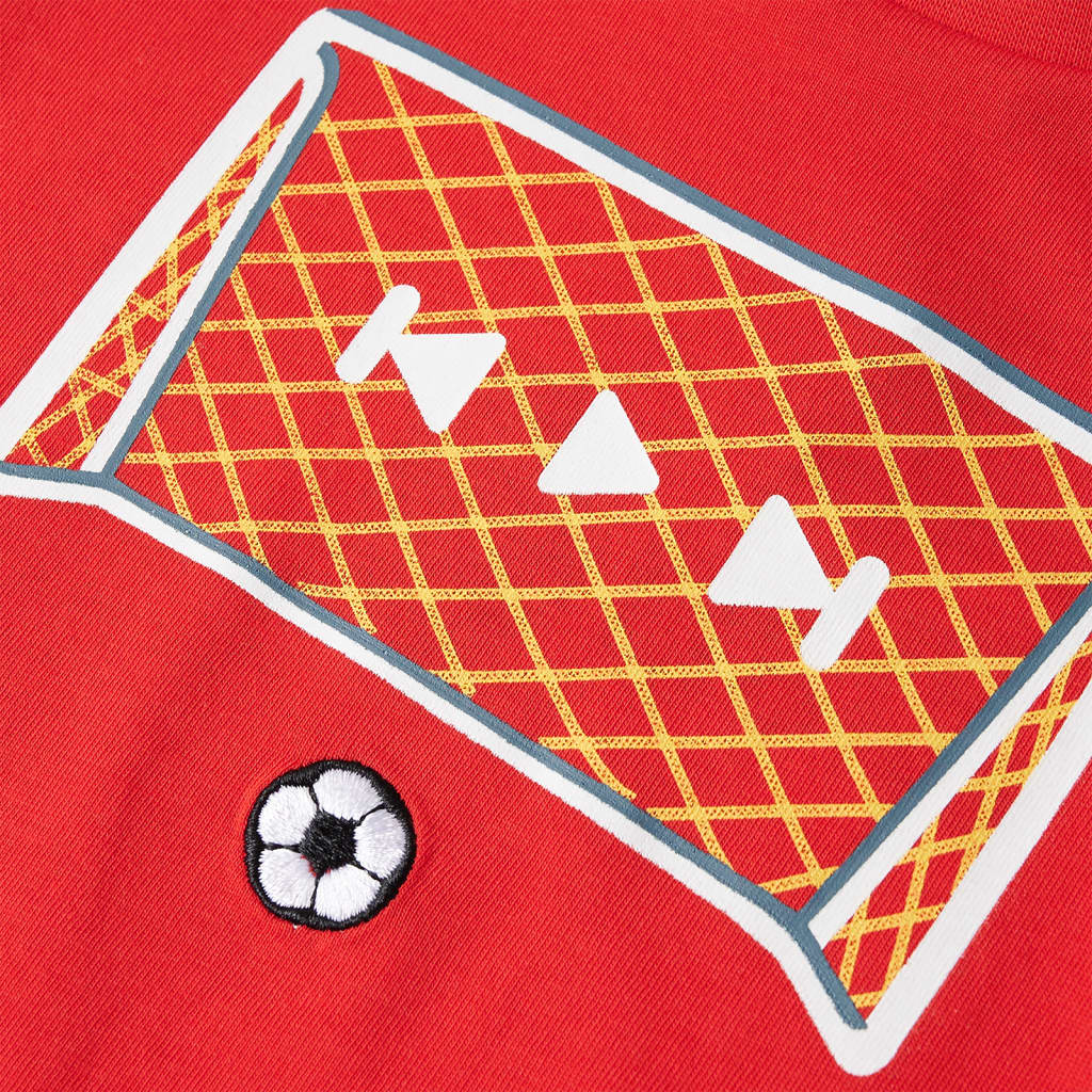 Kindershirt 116 rood is nu te koop bij PeponiXL, paradijselijk wonen!