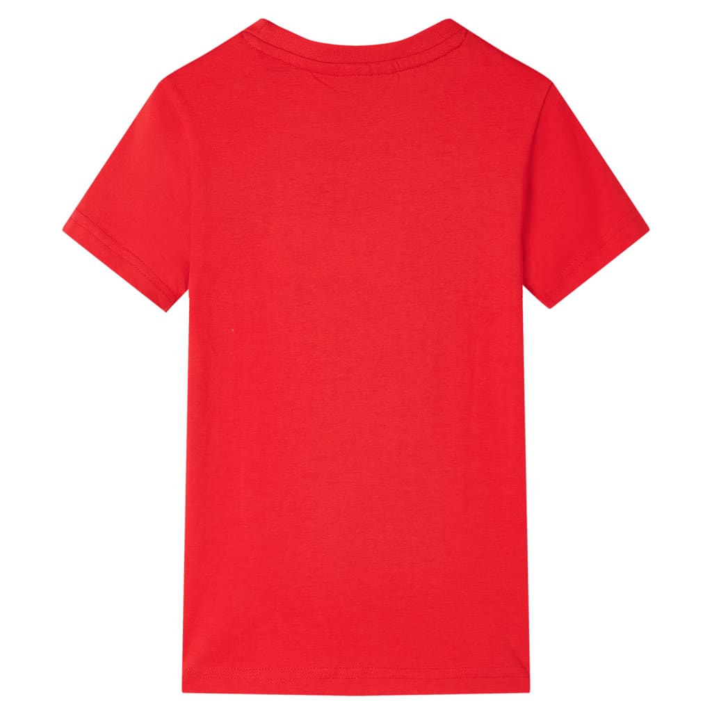 Kindershirt 128 rood is nu te koop bij PeponiXL, paradijselijk wonen!