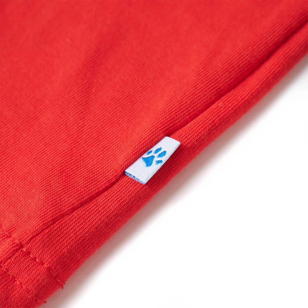 Kindershirt 128 rood is nu te koop bij PeponiXL, paradijselijk wonen!