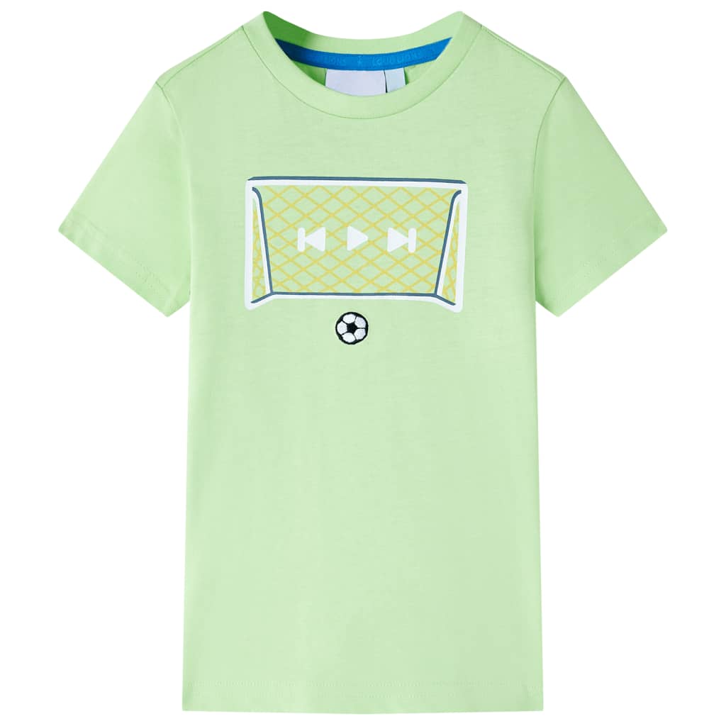 Kindershirt 140 limoengroen is nu te koop bij PeponiXL, paradijselijk wonen!