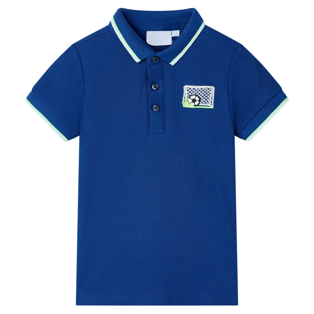 Kinderpoloshirt 116 donkerblauw is nu te koop bij PeponiXL, paradijselijk wonen!