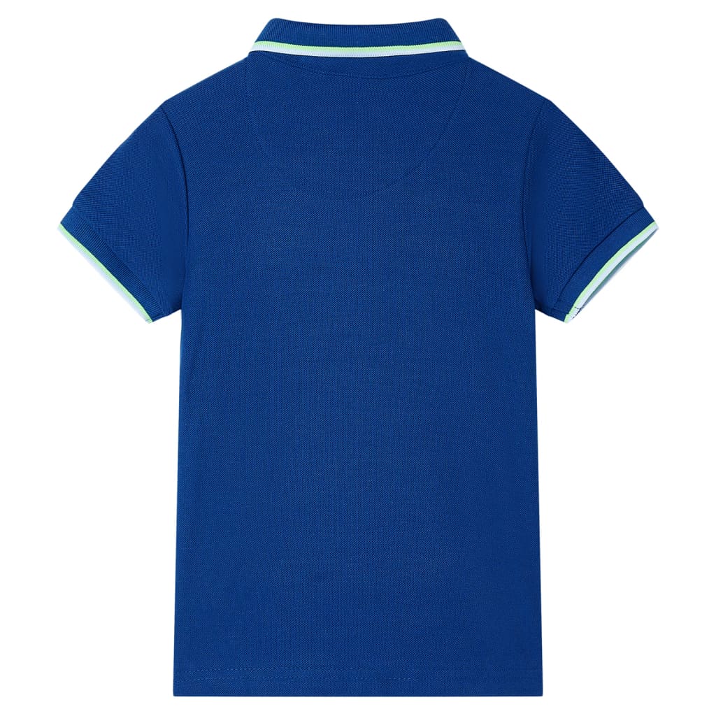 Kinderpoloshirt 116 donkerblauw is nu te koop bij PeponiXL, paradijselijk wonen!