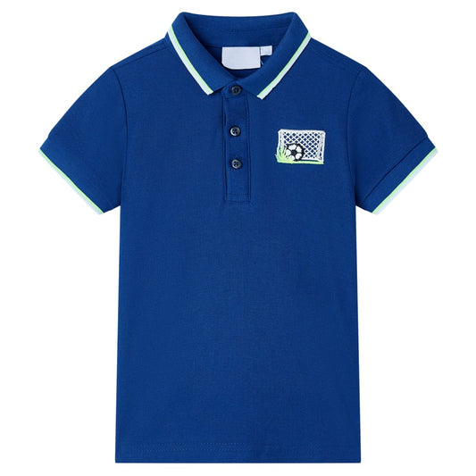 Kinderpoloshirt 128 donkerblauw is nu te koop bij PeponiXL, paradijselijk wonen!