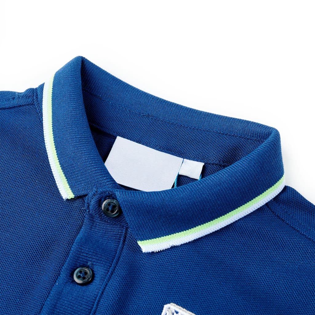 Kinderpoloshirt 140 donkerblauw is nu te koop bij PeponiXL, paradijselijk wonen!