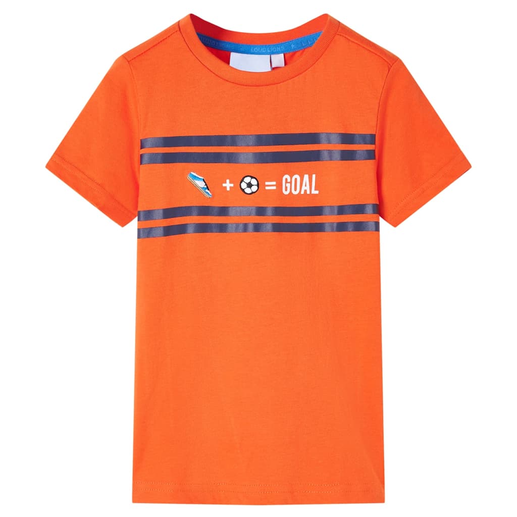 Kindershirt 128 donkeroranje is nu te koop bij PeponiXL, paradijselijk wonen!