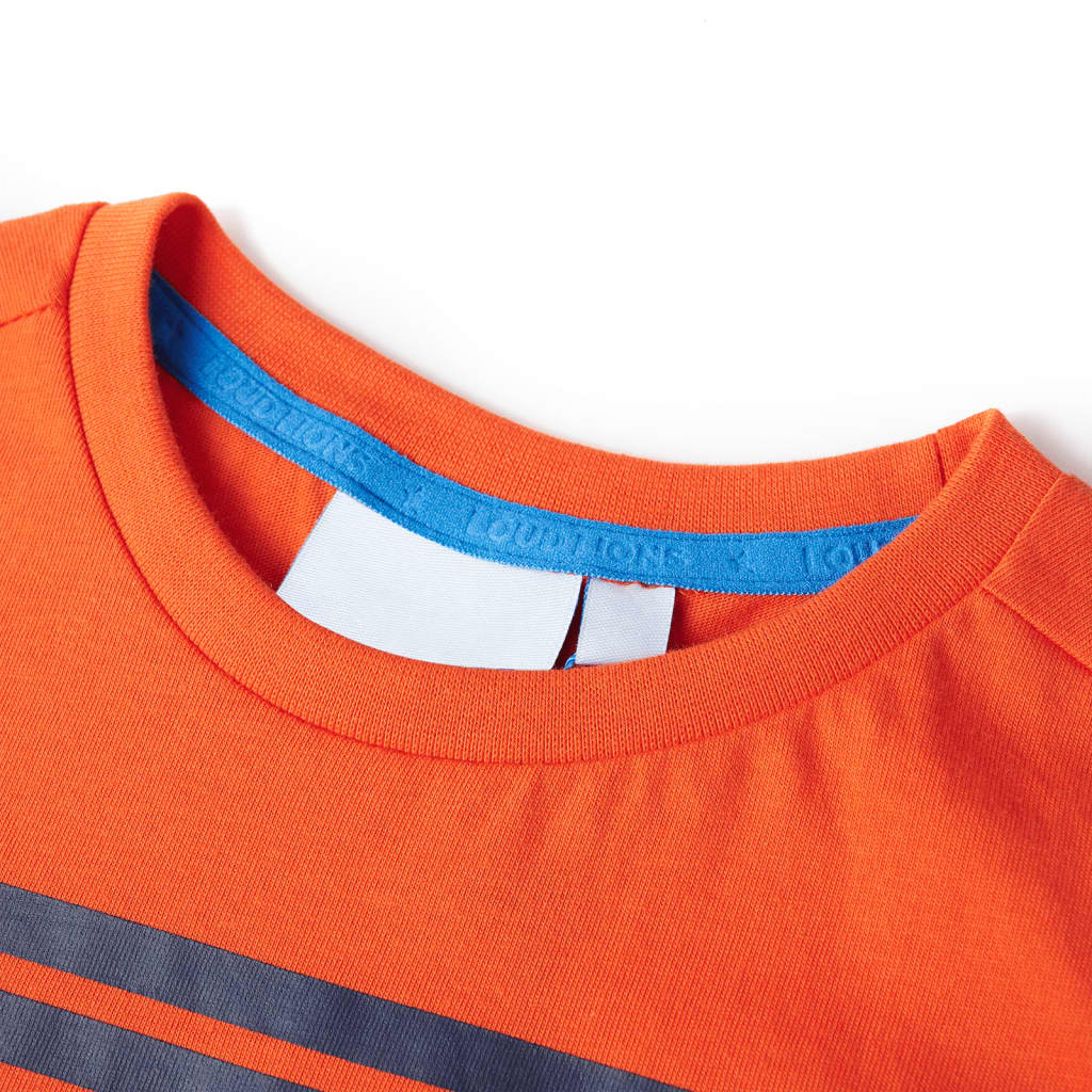 Kindershirt 128 donkeroranje is nu te koop bij PeponiXL, paradijselijk wonen!