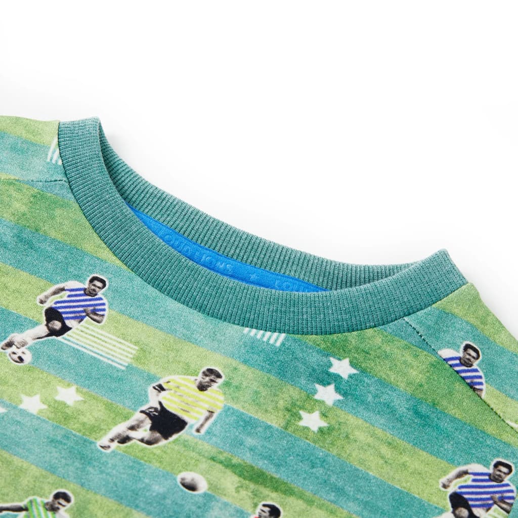 Kindertrui 140 gemêleerd lichtgroen is nu te koop bij PeponiXL, paradijselijk wonen!