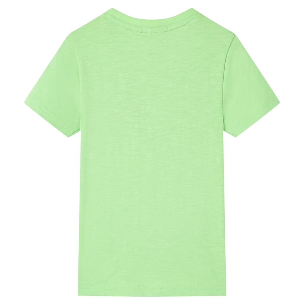 Kindershirt 128 neongroen is nu te koop bij PeponiXL, paradijselijk wonen!