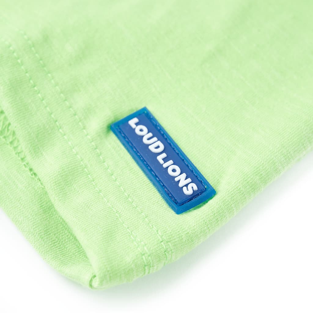 Kindershirt 128 neongroen is nu te koop bij PeponiXL, paradijselijk wonen!