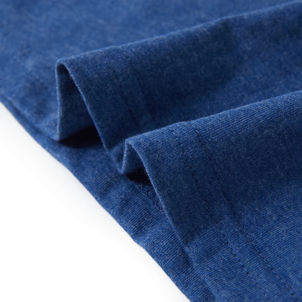 Kindertopje 104 gemêleerd donkerblauw is nu te koop bij PeponiXL, paradijselijk wonen!