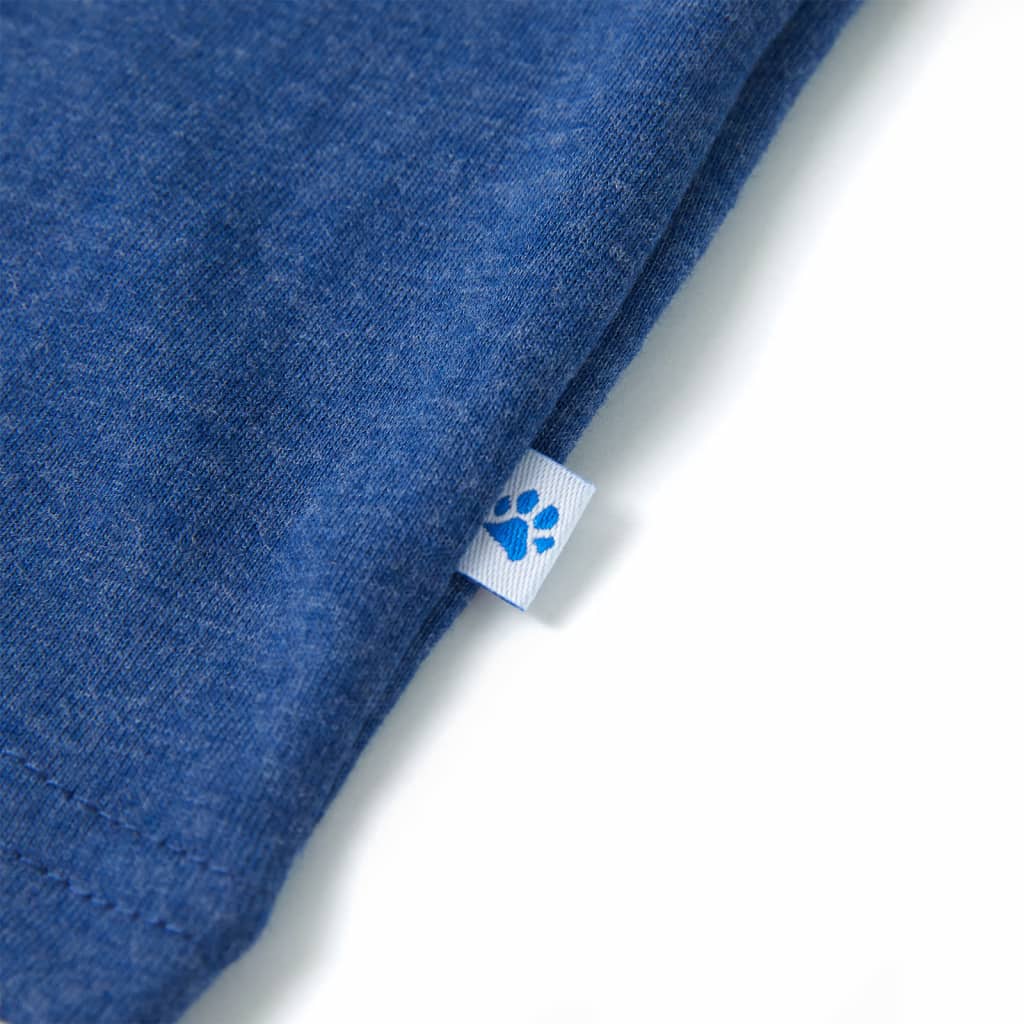 Kindertopje 128 gemêleerd donkerblauw is nu te koop bij PeponiXL, paradijselijk wonen!