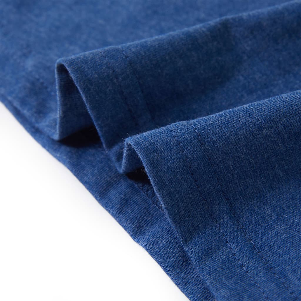 Kindertopje 128 gemêleerd donkerblauw is nu te koop bij PeponiXL, paradijselijk wonen!