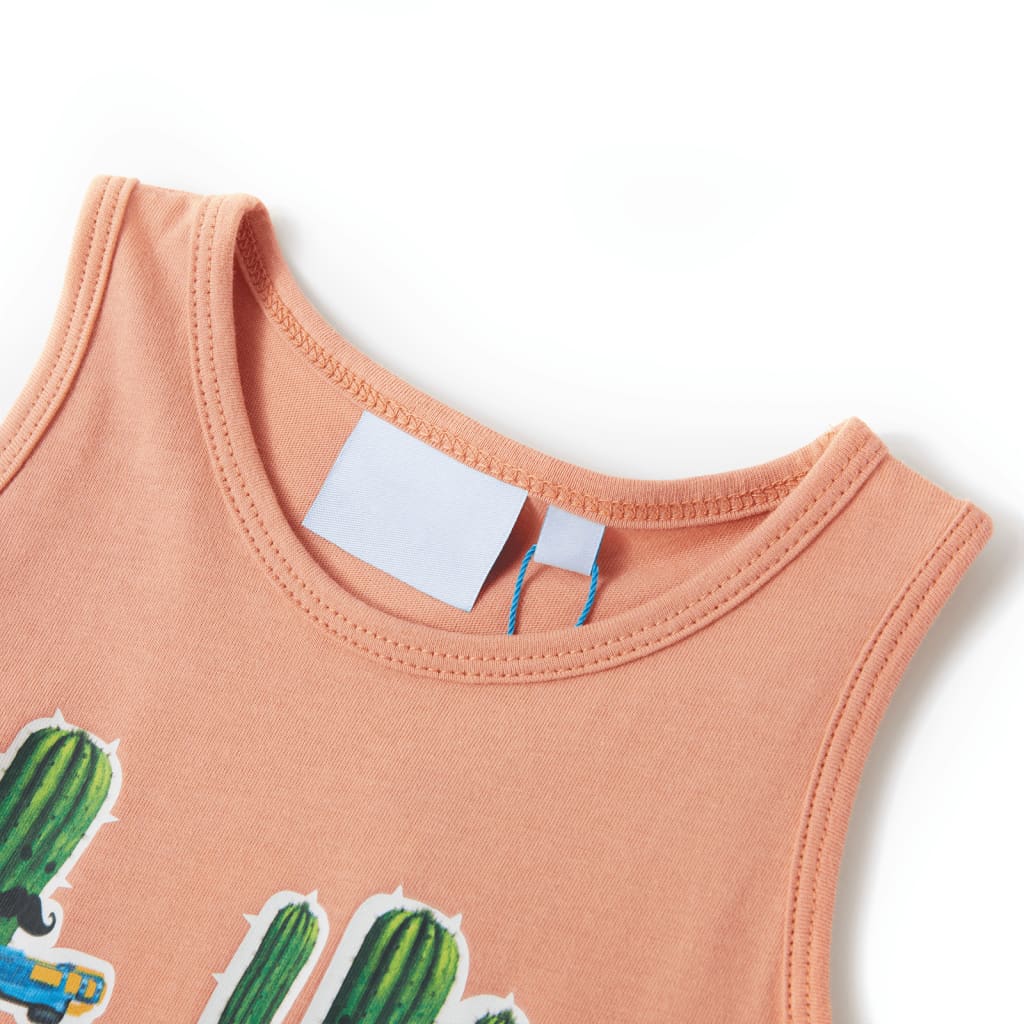 Kindertopje 128 lichtoranje is nu te koop bij PeponiXL, paradijselijk wonen!