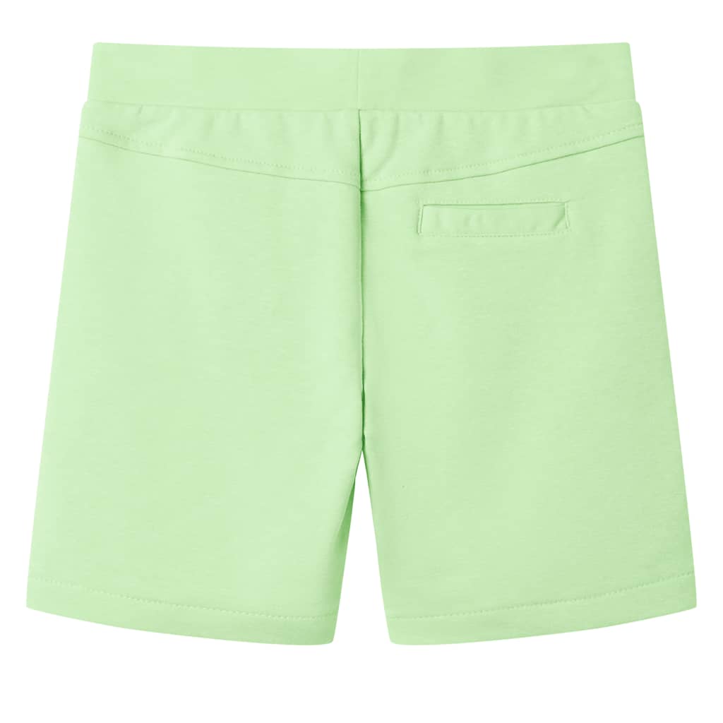 Kindershort 128 fluorescerend groen is nu te koop bij PeponiXL, paradijselijk wonen!