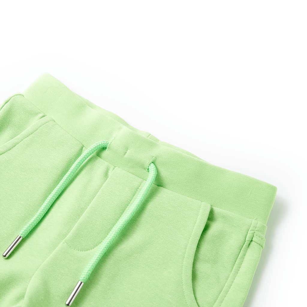 Kindershort 128 fluorescerend groen is nu te koop bij PeponiXL, paradijselijk wonen!