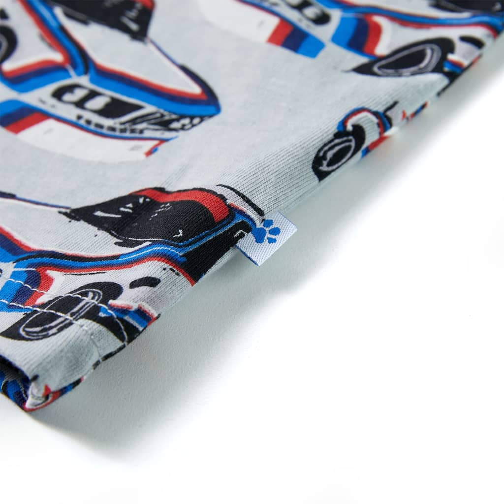 Kinderpyjama met korte mouwen 92 grijs is nu te koop bij PeponiXL, paradijselijk wonen!