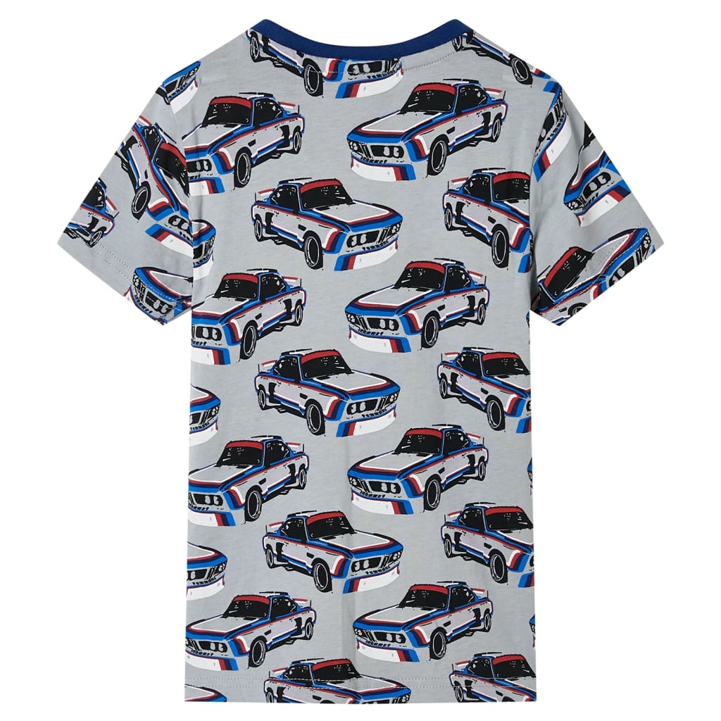Kinderpyjama met korte mouwen 128 grijs is nu te koop bij PeponiXL, paradijselijk wonen!