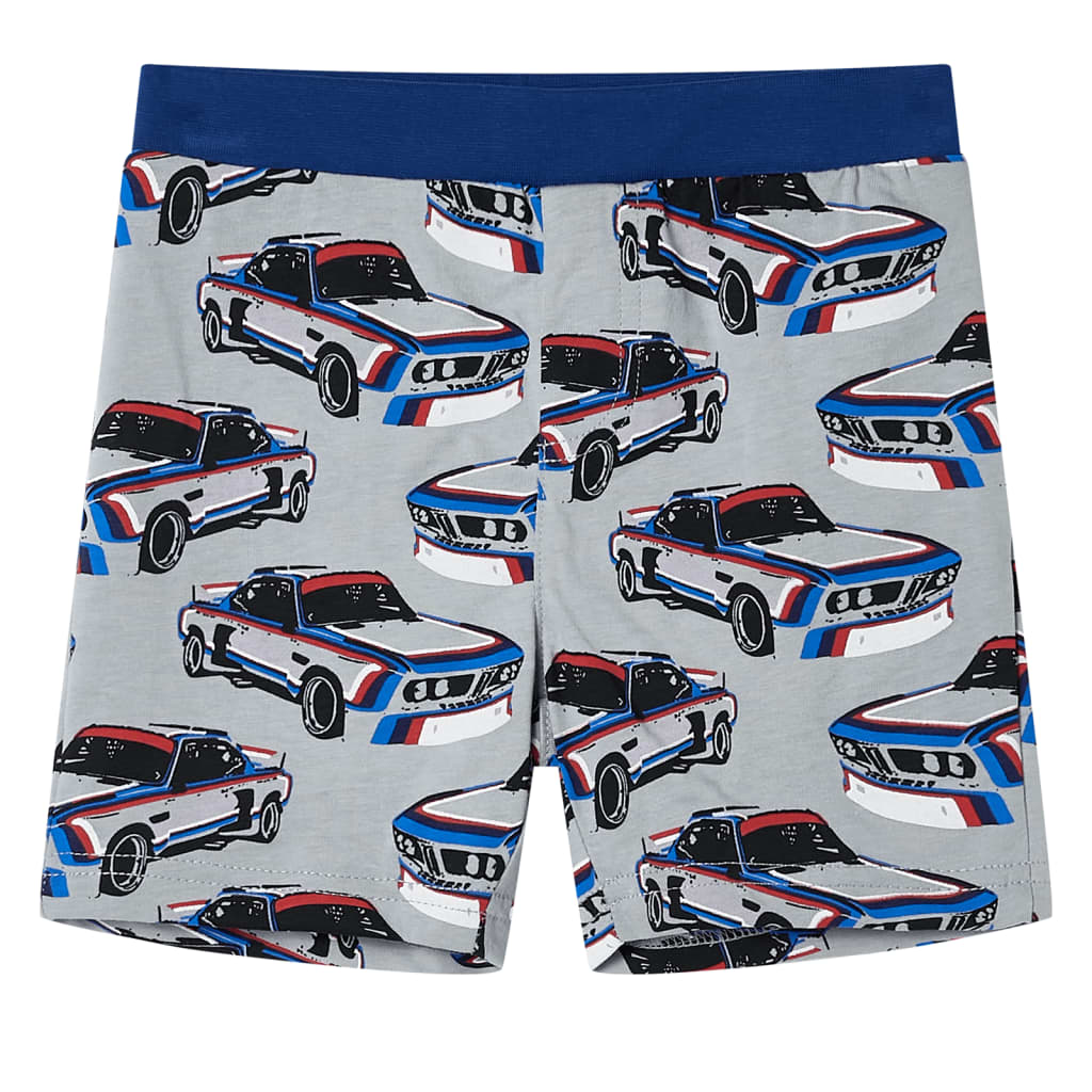 Kinderpyjama met korte mouwen 128 grijs is nu te koop bij PeponiXL, paradijselijk wonen!