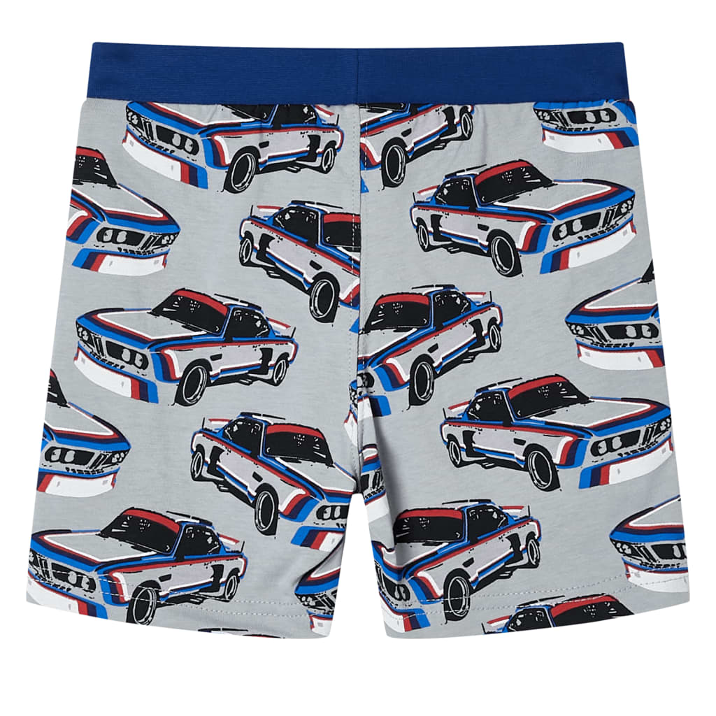 Kinderpyjama met korte mouwen 128 grijs is nu te koop bij PeponiXL, paradijselijk wonen!