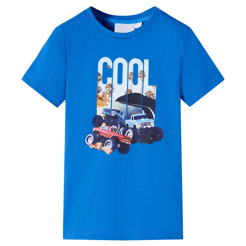 Kindershirt 116 blauw is nu te koop bij PeponiXL, paradijselijk wonen!