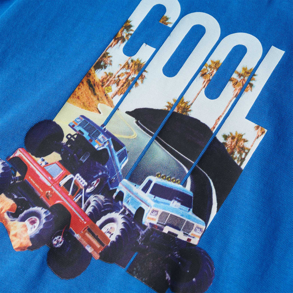 Kindershirt 116 blauw is nu te koop bij PeponiXL, paradijselijk wonen!