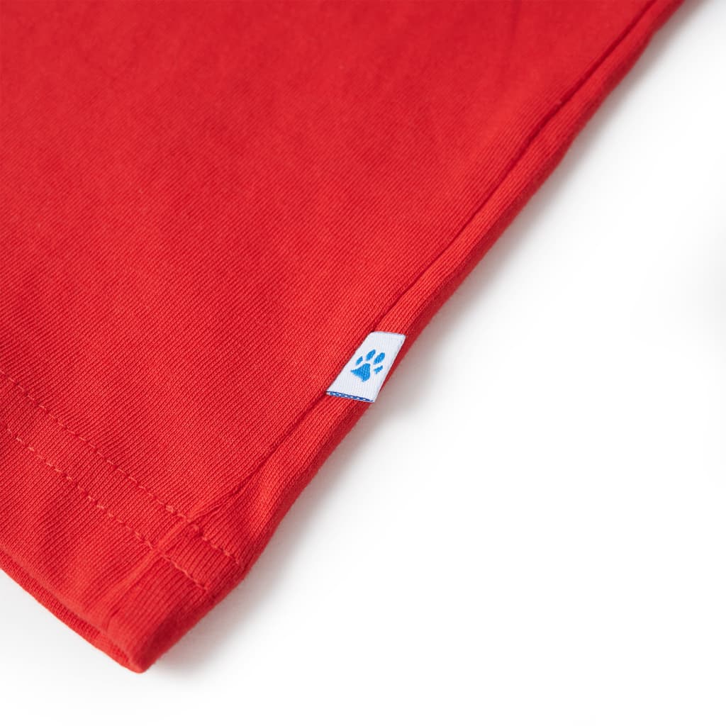 Kindershirt 104 rood is nu te koop bij PeponiXL, paradijselijk wonen!