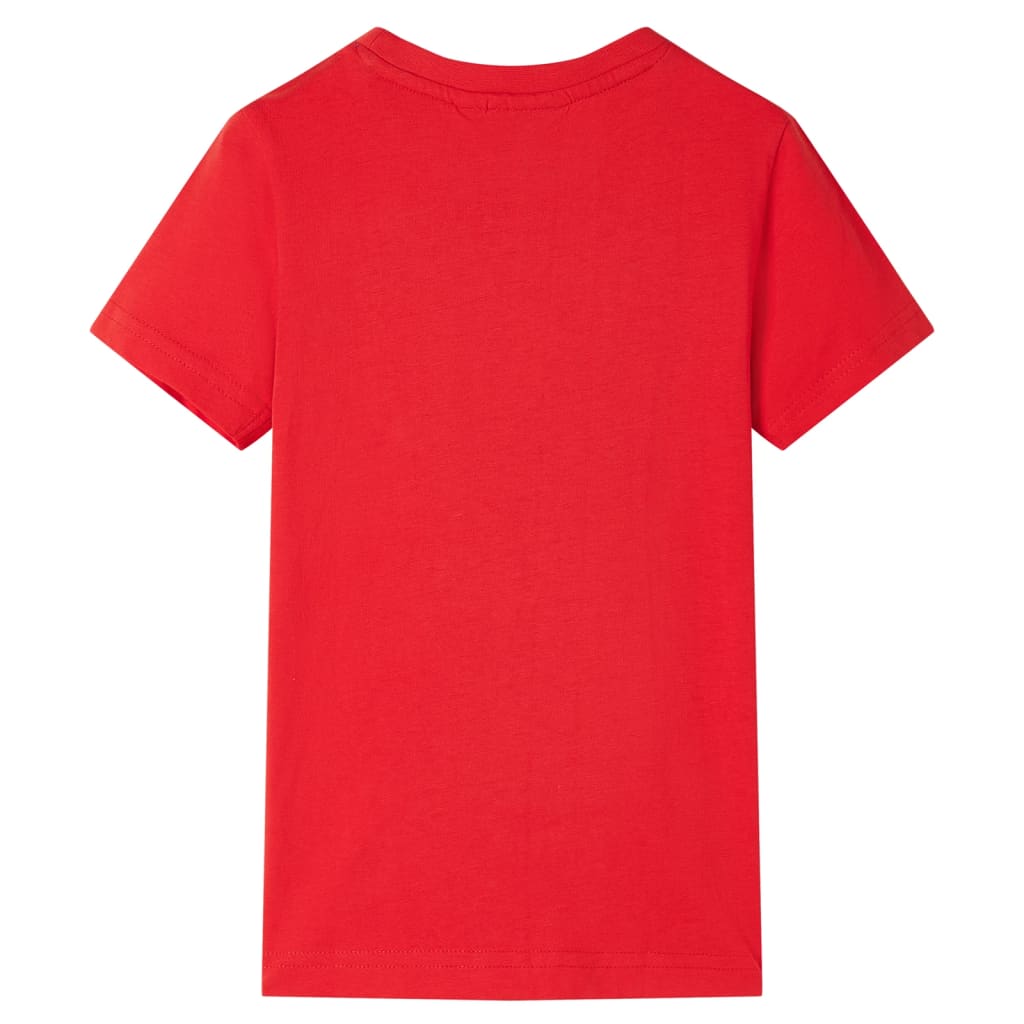 Kindershirt 116 rood is nu te koop bij PeponiXL, paradijselijk wonen!