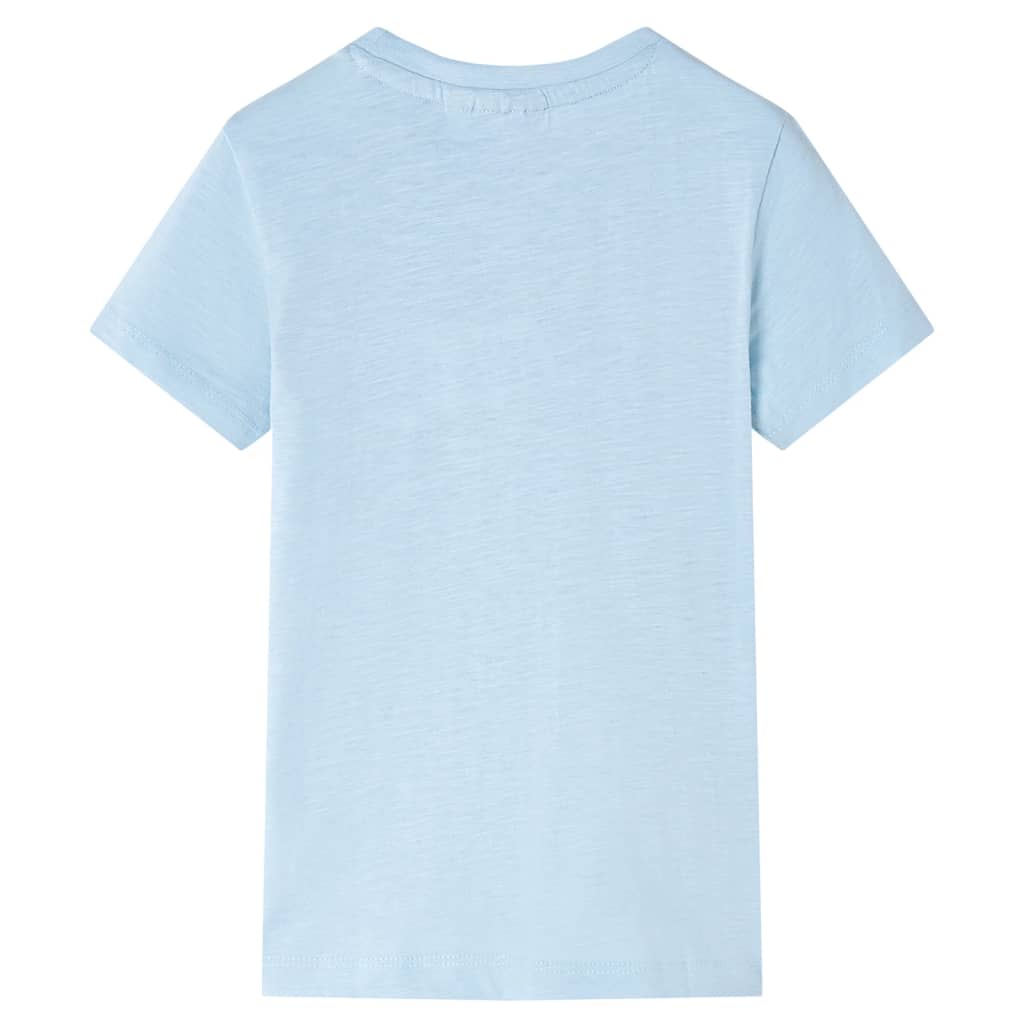 Kindershirt 140 lichtblauw is nu te koop bij PeponiXL, paradijselijk wonen!